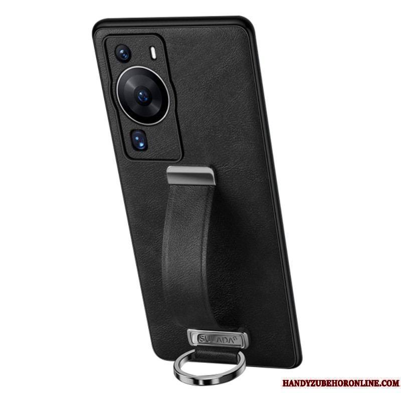 Coque Huawei P60 Pro avec Sangle et Anneau Supports