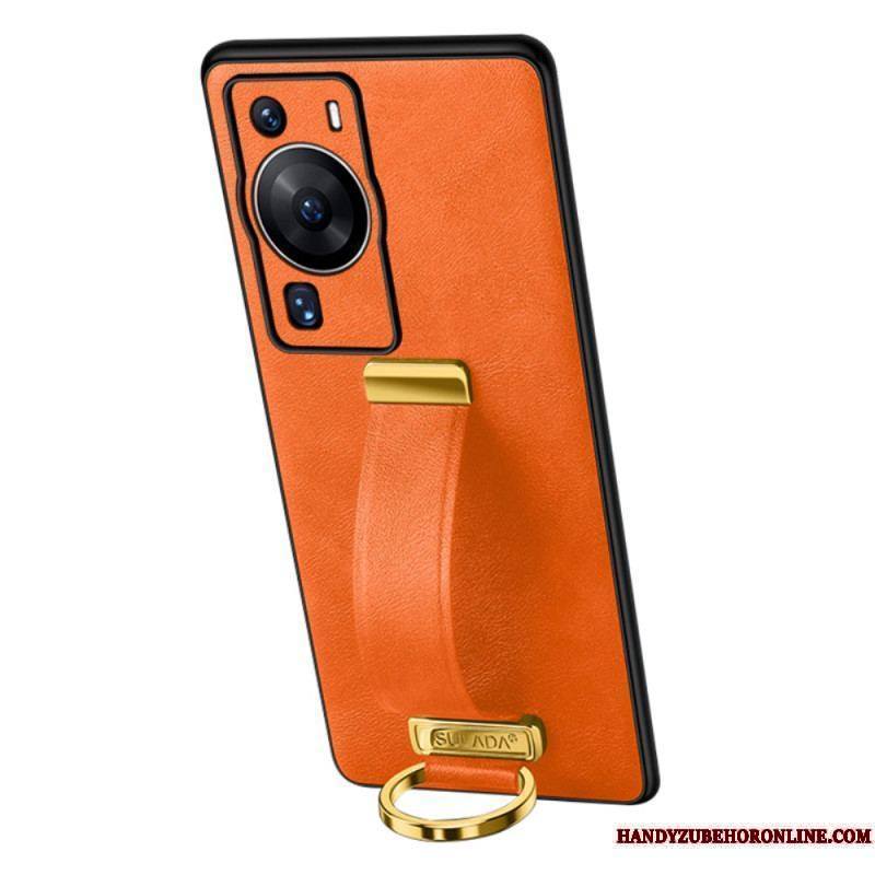 Coque Huawei P60 Pro avec Sangle et Anneau Supports