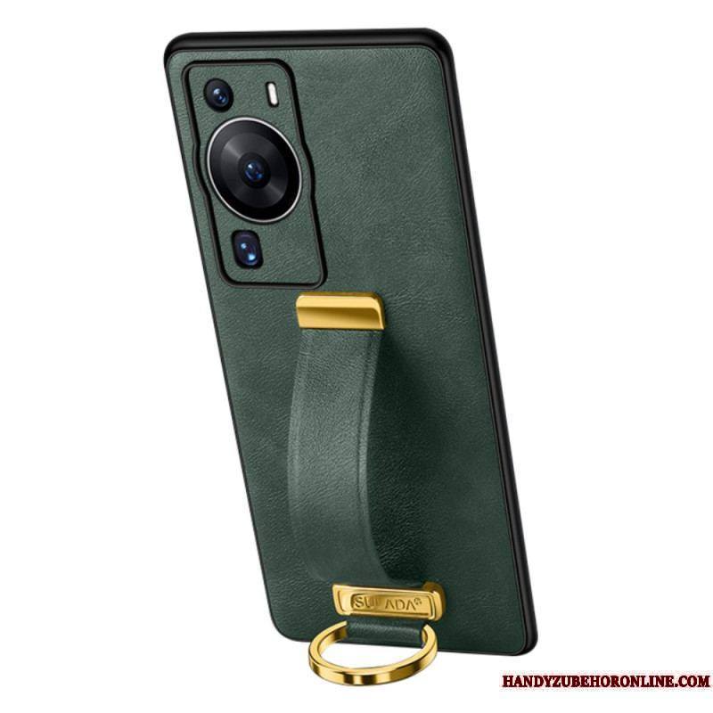 Coque Huawei P60 Pro avec Sangle et Anneau Supports