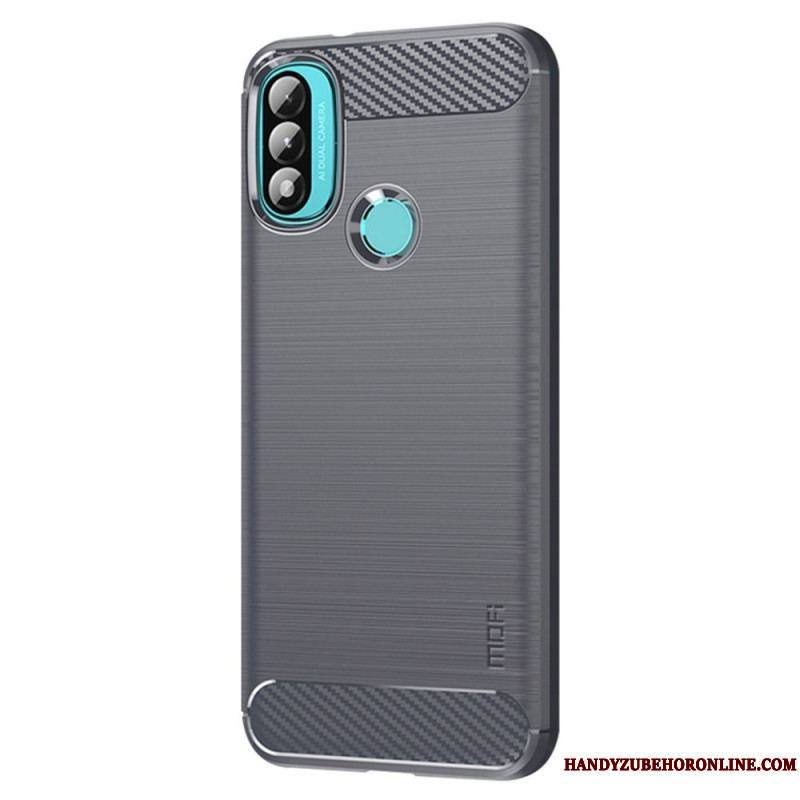 Coque Moto E40 / E30 / E20 Fibre Carbone Brossée MOFI