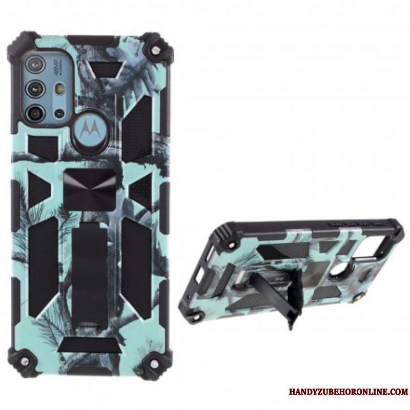 Coque Moto G30 / Moto G10 Camouflage Support Amovible