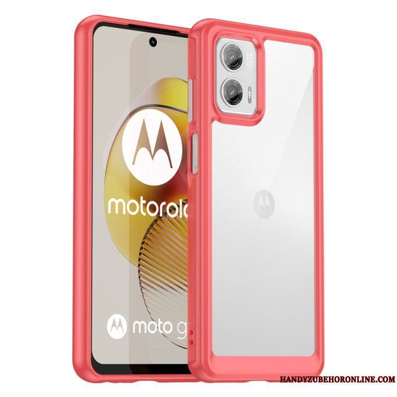 Coque Moto G73 5G Hybride Transparente