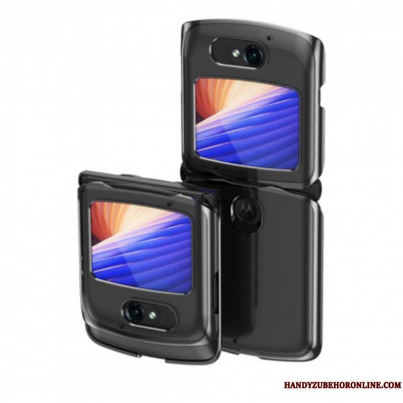 Coque Motorola Razr 5G Rebords Style Métal