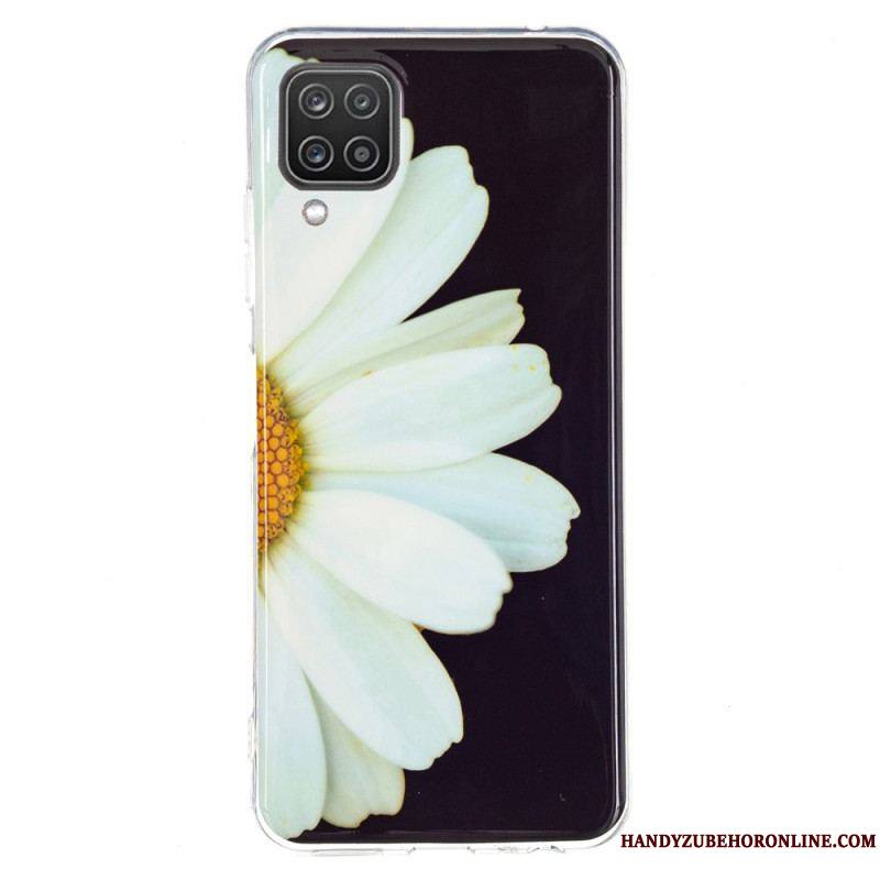 Coque Samsung Galaxy A12 / M12 Fleurs Fluorescentes