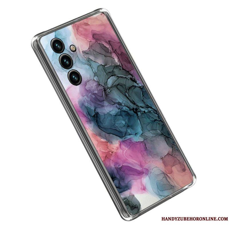 Coque Samsung Galaxy A14 5G / A14 Marbre Aquarelle