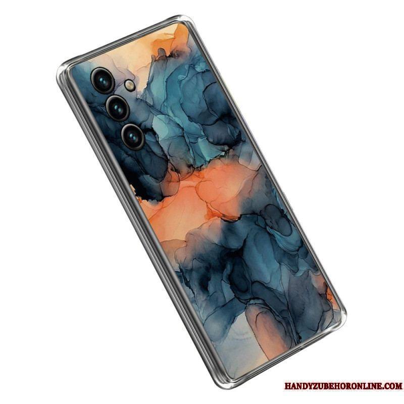 Coque Samsung Galaxy A14 5G / A14 Marbre Aquarelle