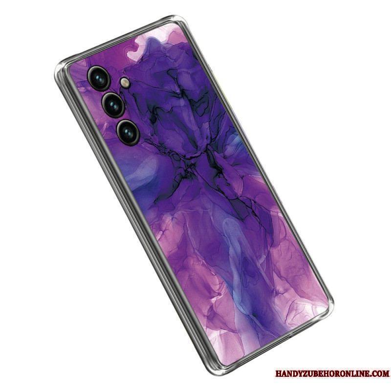 Coque Samsung Galaxy A14 5G / A14 Marbre Aquarelle