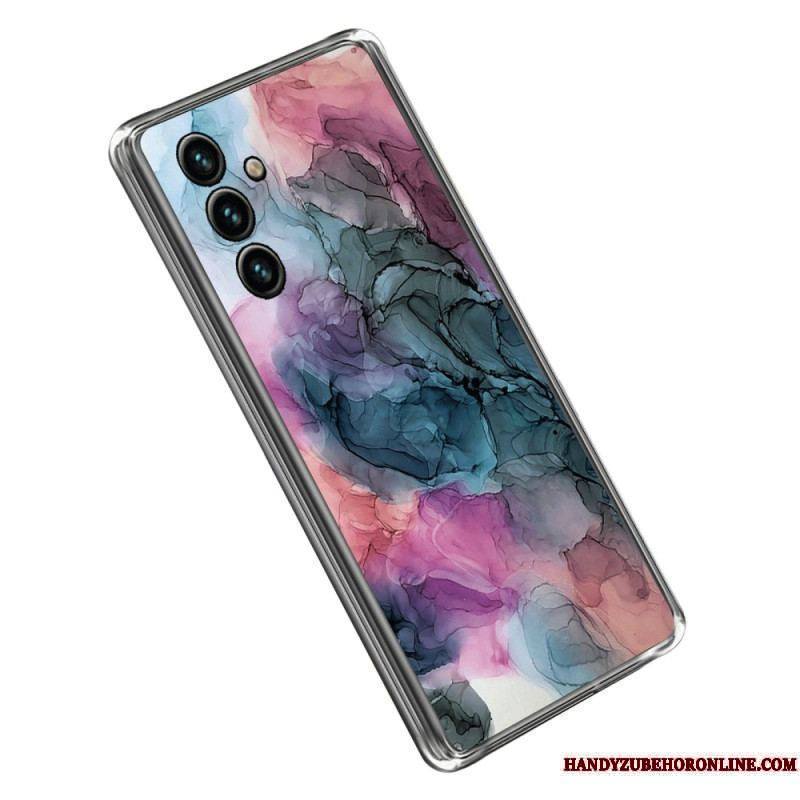 Coque Samsung Galaxy A14 5G / A14 Marbre Aquarelle