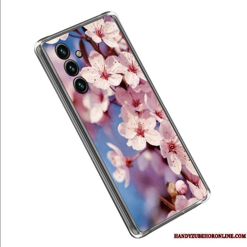 Coque Samsung Galaxy A14 5G / A14 Silicone Florale