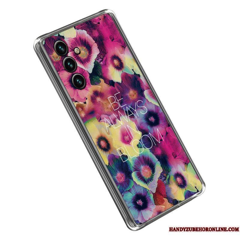 Coque Samsung Galaxy A14 5G / A14 Silicone Florale