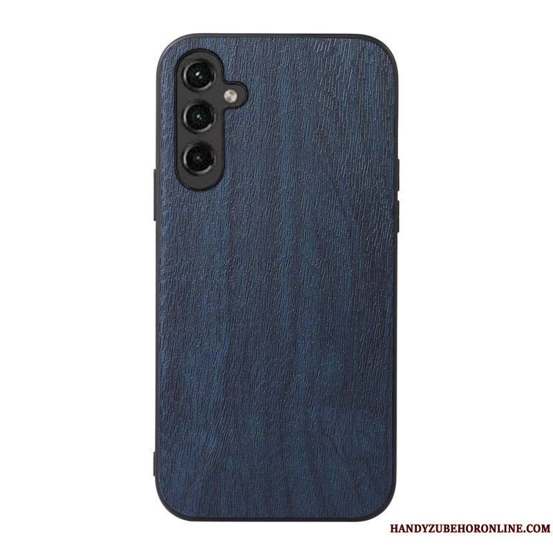 Coque Samsung Galaxy A14 5G / A14 Simili Cuir Effet Bois