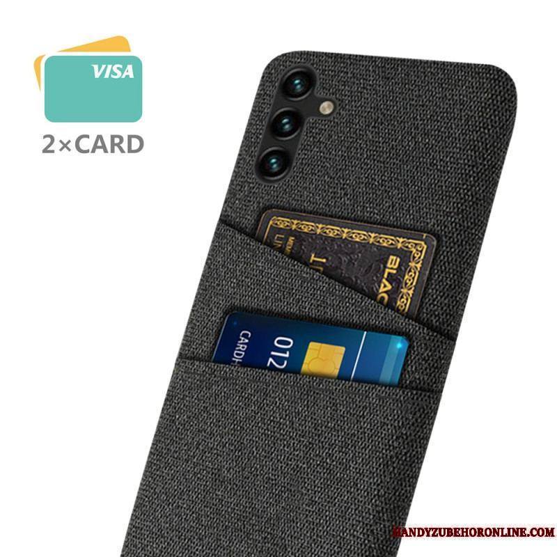 Coque Samsung Galaxy A14 5G / A14 Tissu Porte-Cartes