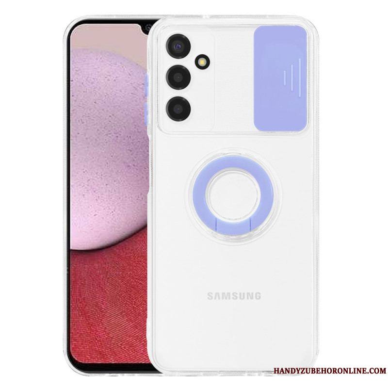 Coque Samsung Galaxy A14 5G / A14 Transparente avec Anneau-Support