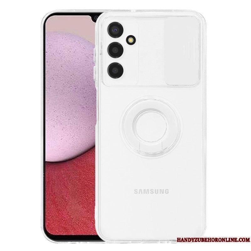 Coque Samsung Galaxy A14 5G / A14 Transparente avec Anneau-Support