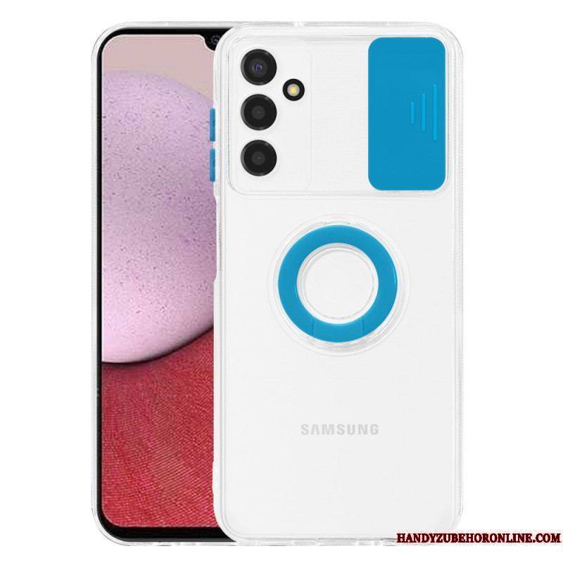 Coque Samsung Galaxy A14 5G / A14 Transparente avec Anneau-Support