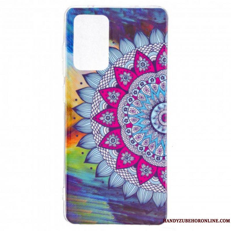 Coque Samsung Galaxy A52 4G / A52 5G / A52s 5G Mandala Coloré Fluorescente