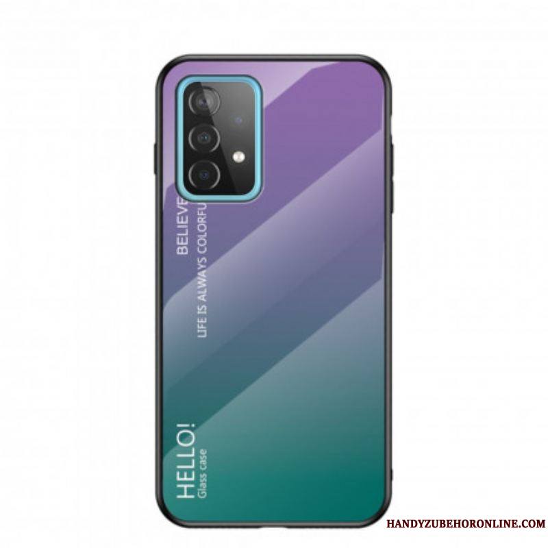 Coque Samsung Galaxy A52 4G / A52 5G / A52s 5G Verre Trempé Hello