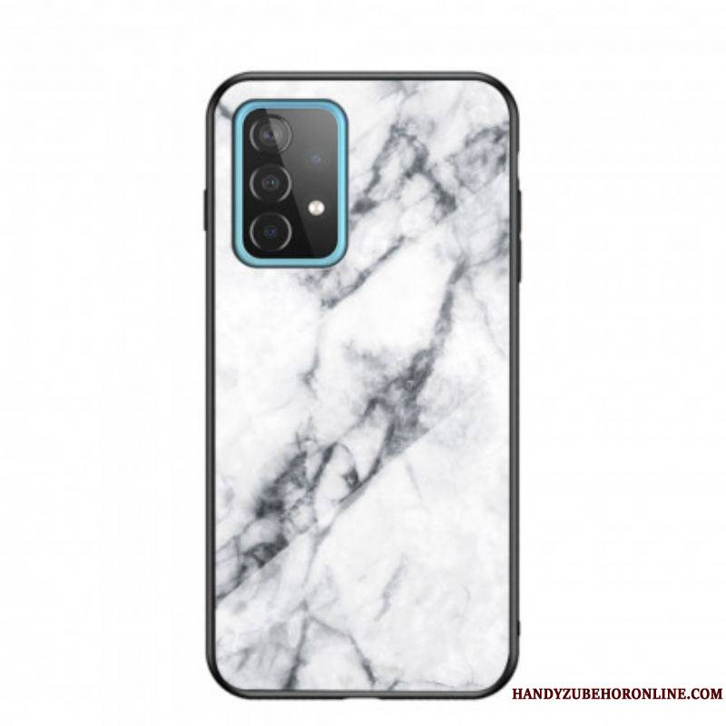 Coque Samsung Galaxy A52 4G / A52 5G / A52s 5G Verre Trempé Marble Colors