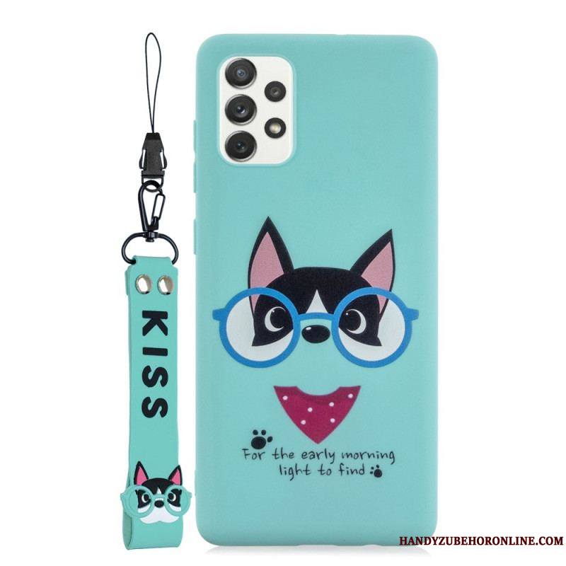 Coque Samsung Galaxy A53 5G Cartoon avec Lanière