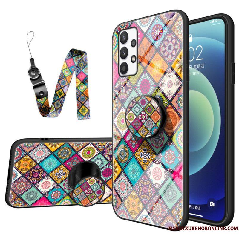 Coque Samsung Galaxy A53 5G Support Magnétique Patchwork