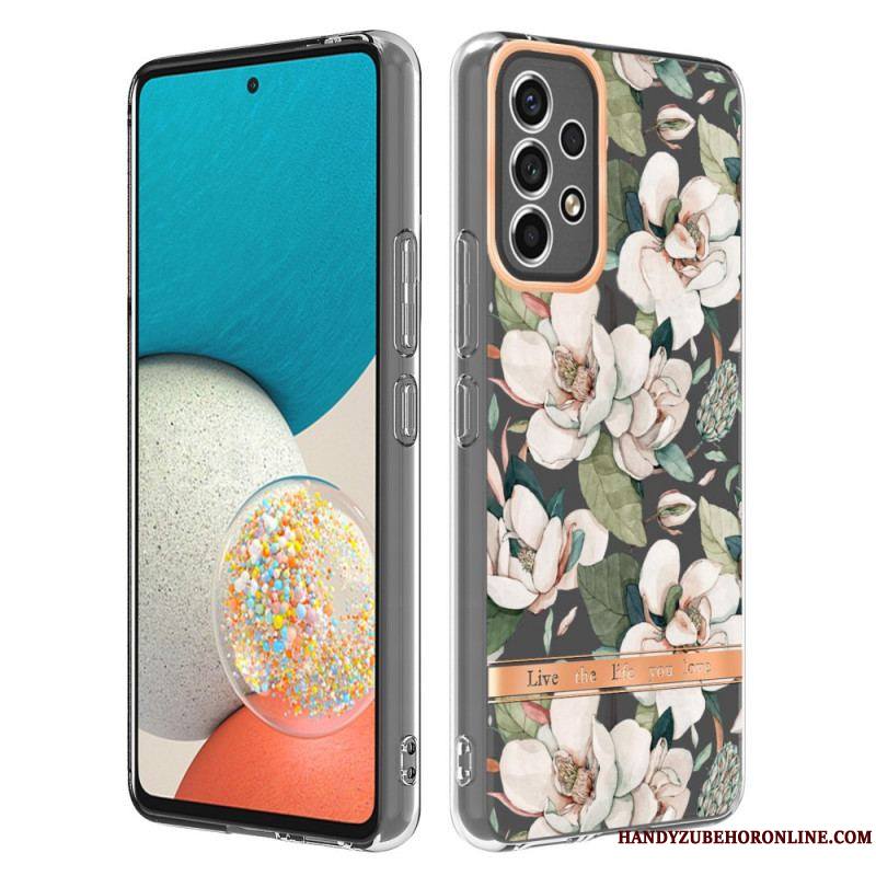 Coque Samsung Galaxy A53 5G Transparente Florale