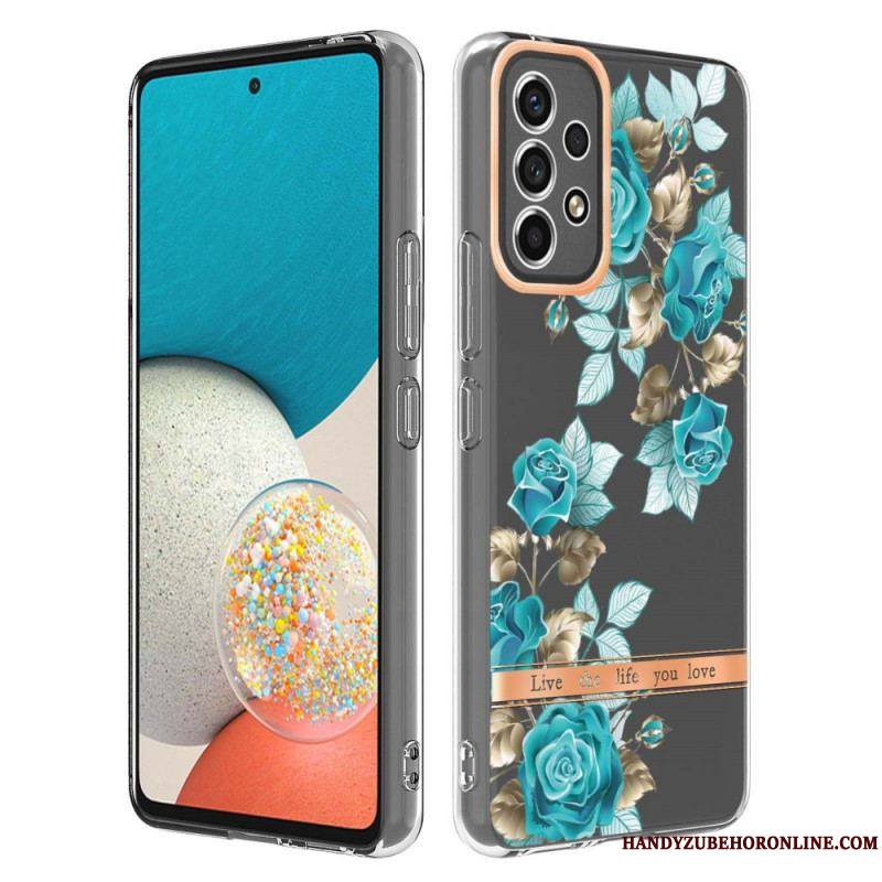 Coque Samsung Galaxy A53 5G Transparente Florale