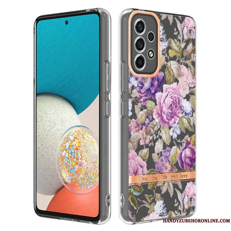 Coque Samsung Galaxy A53 5G Transparente Florale