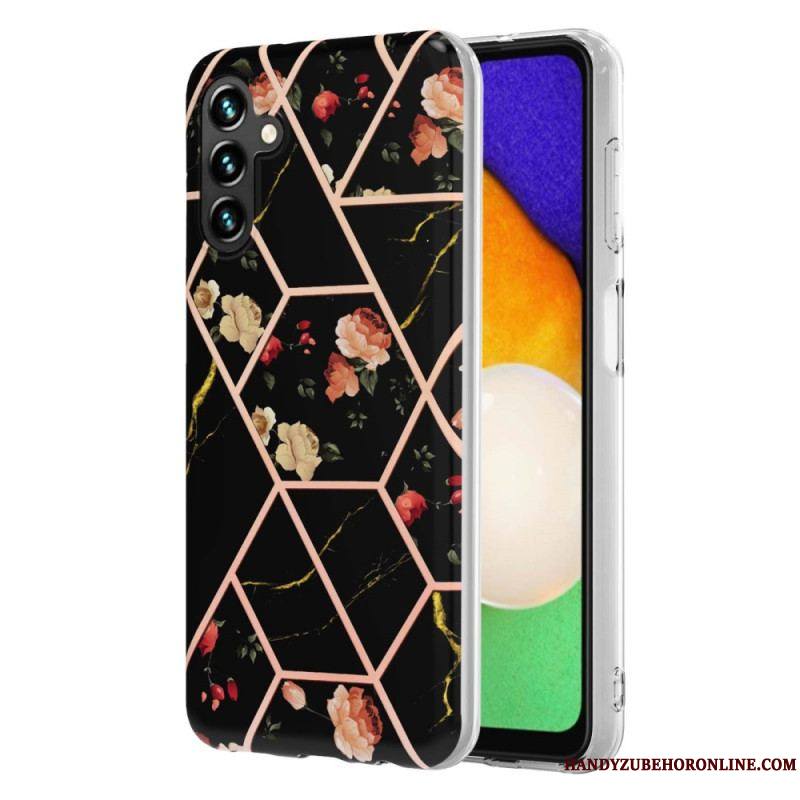 Coque Samsung Galaxy A54 5G Marbrée Florale