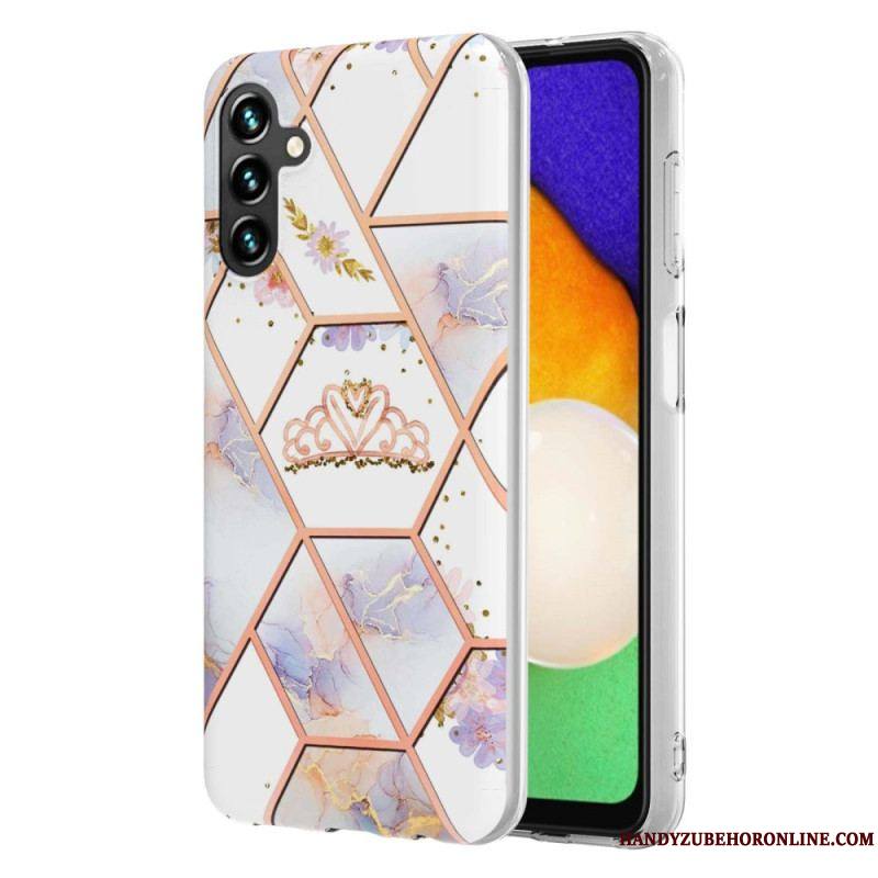 Coque Samsung Galaxy A54 5G Marbrée Florale