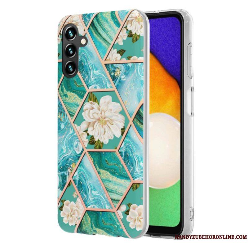 Coque Samsung Galaxy A54 5G Marbrée Florale