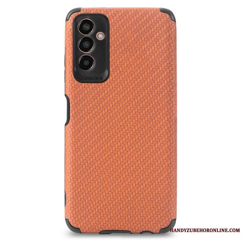 Coque Samsung Galaxy M13 Fibre Carbone Coins Renforcés