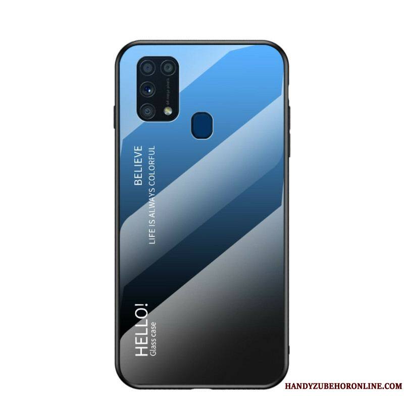 Coque Samsung Galaxy M31 Verre Trempé Hello