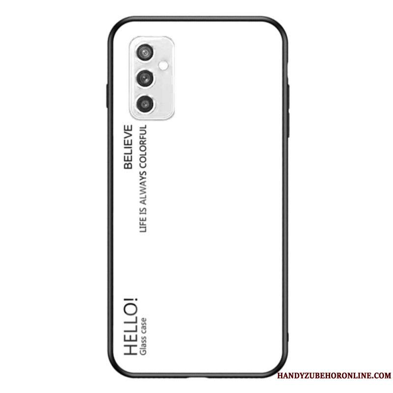 Coque Samsung Galaxy M52 5G Verre Trempé Hello