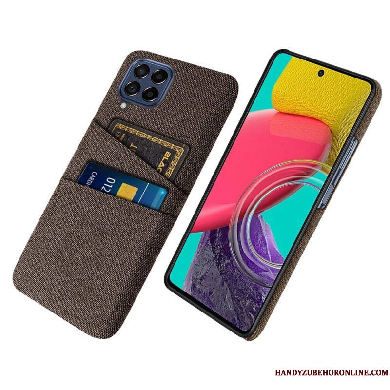 Coque Samsung Galaxy M53 5G Porte-Cartes Tissu