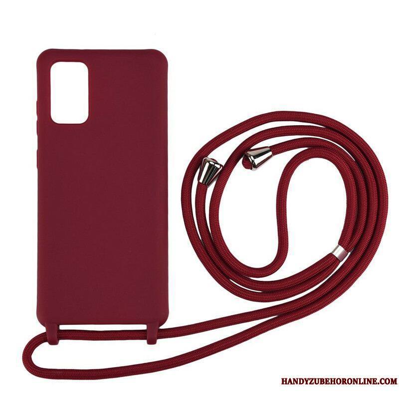Coque Samsung Galaxy S20 Plus / S20 Plus 5G Silicone et Cordon