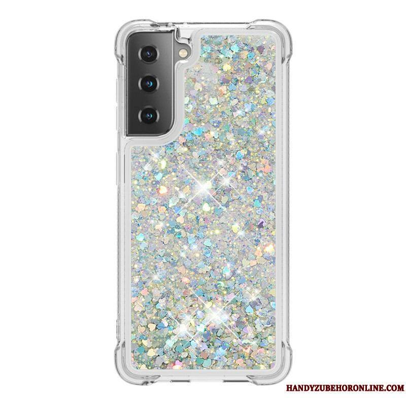 Coque Samsung Galaxy S21 5G Désires Paillettes