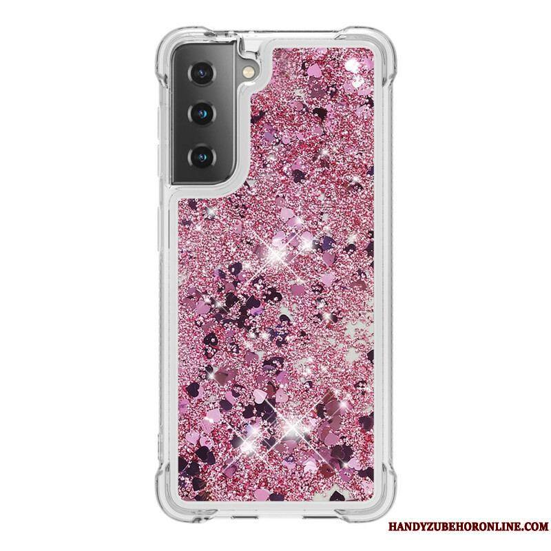 Coque Samsung Galaxy S21 5G Désires Paillettes