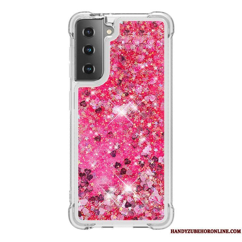 Coque Samsung Galaxy S21 5G Désires Paillettes