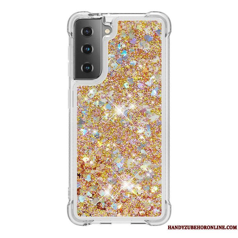 Coque Samsung Galaxy S21 5G Désires Paillettes