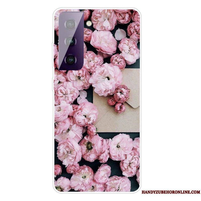 Coque Samsung Galaxy S21 5G Fleurs Intenses