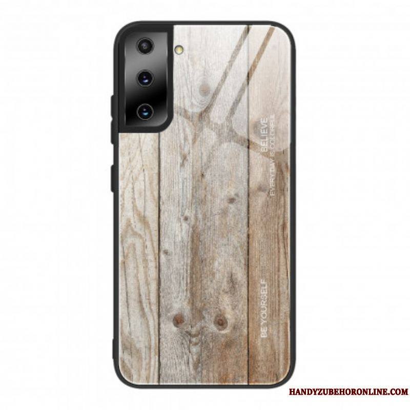 Coque Samsung Galaxy S21 5G Verre Trempé Design Bois