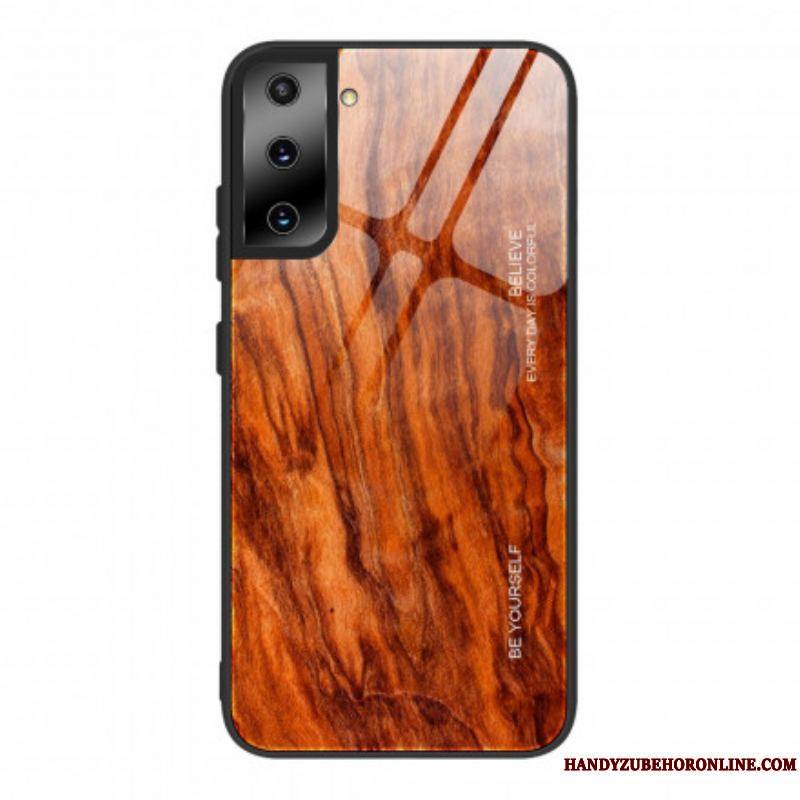 Coque Samsung Galaxy S21 5G Verre Trempé Design Bois