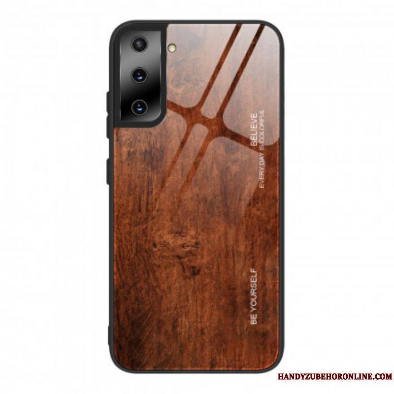 Coque Samsung Galaxy S21 5G Verre Trempé Design Bois