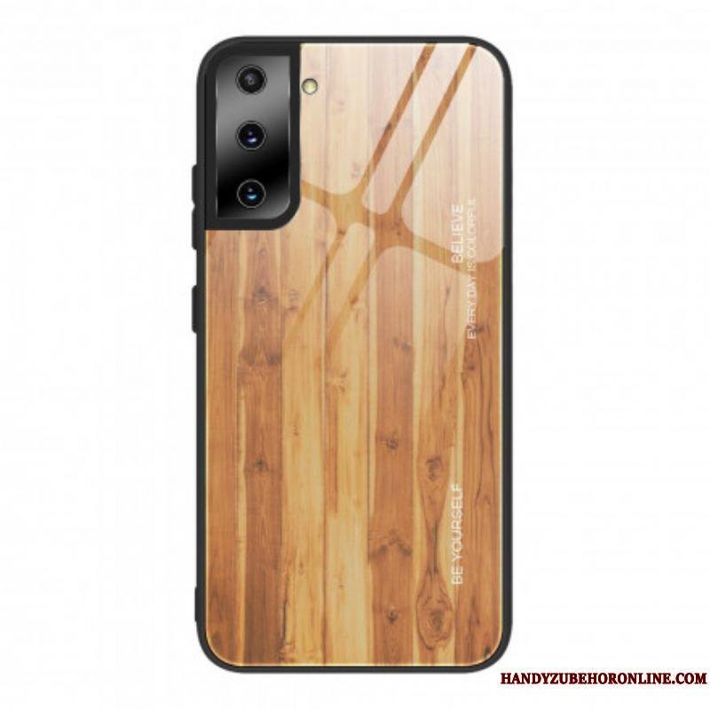 Coque Samsung Galaxy S21 5G Verre Trempé Design Bois