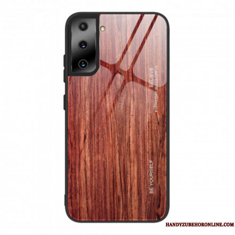 Coque Samsung Galaxy S21 5G Verre Trempé Design Bois