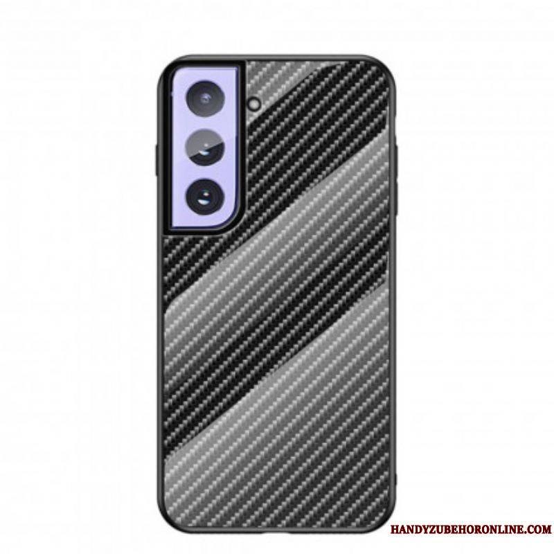 Coque Samsung Galaxy S21 5G Verre Trempé Fibre Carbone