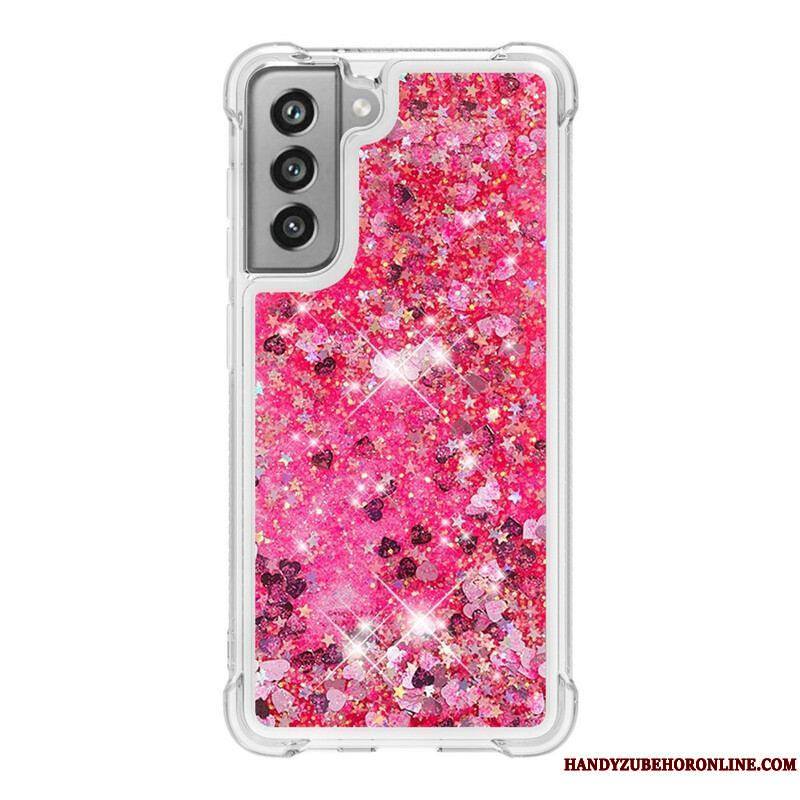 Coque Samsung Galaxy S21 FE Désires Paillettes