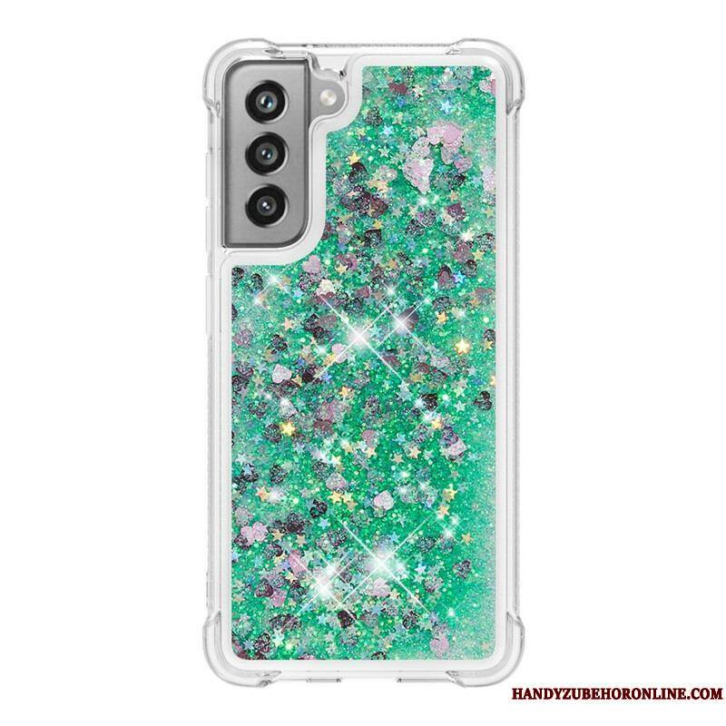 Coque Samsung Galaxy S21 FE Désires Paillettes