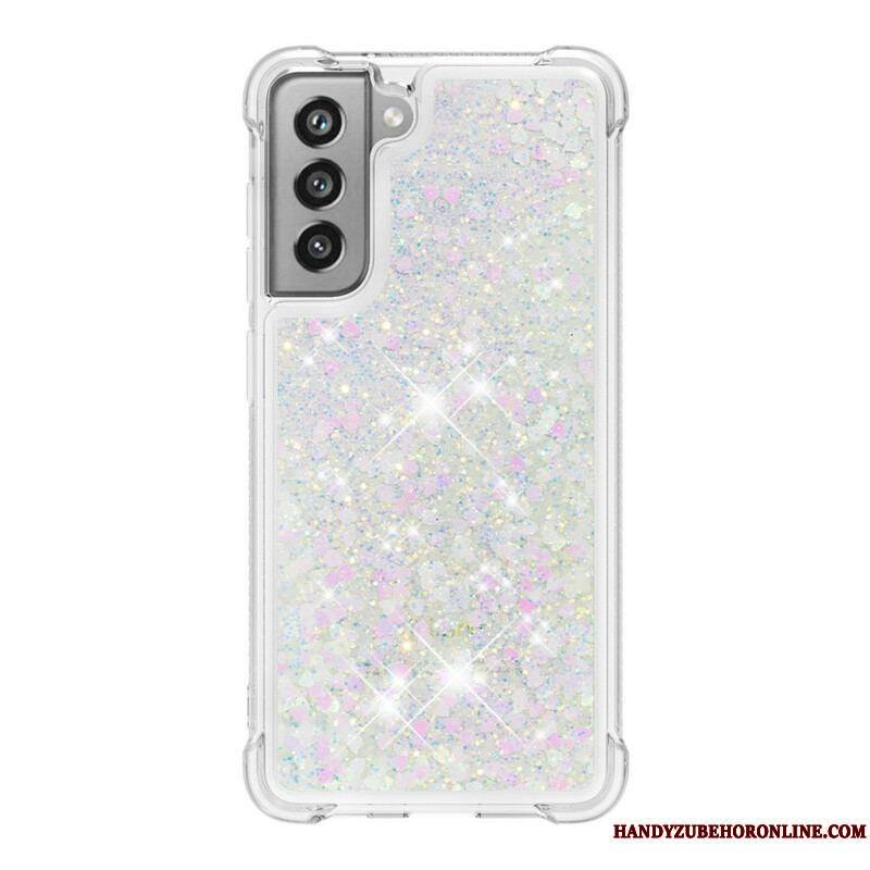 Coque Samsung Galaxy S21 FE Désires Paillettes