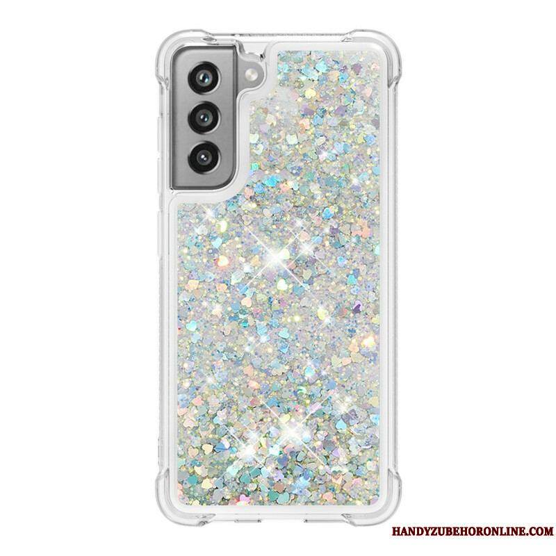 Coque Samsung Galaxy S21 FE Désires Paillettes